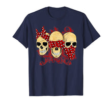 Load image into Gallery viewer, See No Evil, Speak No Evil, Hear No Evil Funny Skull T-Shirt
