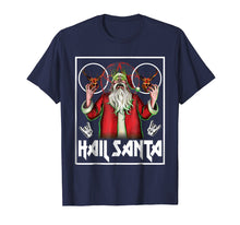 Load image into Gallery viewer, Hail Santa Sleigher Heavy Metal Ugly Christmas Shirt
