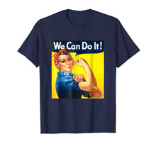 Load image into Gallery viewer, Ladies We Can Do It Rosie The Riveter Girl Power Unisex Tee
