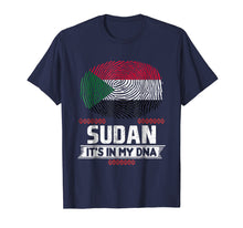 Load image into Gallery viewer, Sudan IT'S IN MY DNA Sudanese Flag T-Shirt

