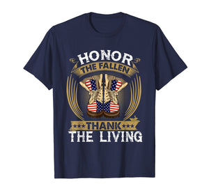 Honor The Fallen Thank The Living Memorial Day T-Shirt Gift