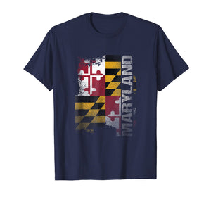 Maryland State Flag Souvenir T-Shirt