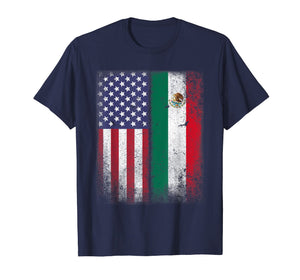 Mexican Born American Raised Mexico Usa Flag America Roots