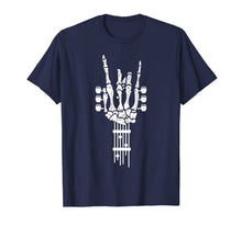 Load image into Gallery viewer, Rock &amp; Roll Skeleton Guitar Music Lover Gift T-Shirt-280251
