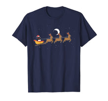 Load image into Gallery viewer, Christmas Penguin Riding Sled With Santa Hat Cute Funny Gift T-Shirt-1986845
