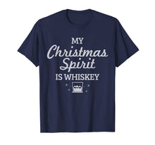 Load image into Gallery viewer, Whiskey Is My Christmas Spirit Funny Whisky Lover Gift T-Shirt-2159634
