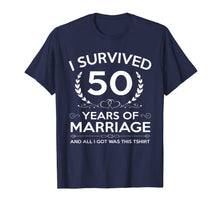 Load image into Gallery viewer, 50th Wedding Anniversary Gifts Couples Husband Wife 50 Years T-Shirt-439990
