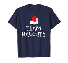 Load image into Gallery viewer, Team Naughty Christmas Funny Gift Matching Couple Family T-Shirt-2481611
