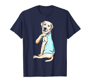 I Love Mom Funny Labrador Tattooed T-Shirt-503739