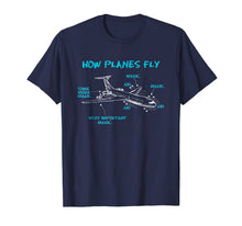 Load image into Gallery viewer, How Planes Fly Funny Aerospace Engineer Engineering T-Shirt-220476
