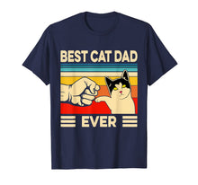 Load image into Gallery viewer, Best Cat Dad Ever T-Shirt Funny Cat Dad Father Vintage Gift T-Shirt-389615
