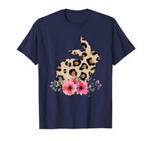 Load image into Gallery viewer, Bunny Leopard Print Floral Cute Easter Girls Women T-Shirt-154529
