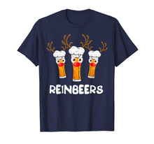 Load image into Gallery viewer, Reinbeers Funny Reindeer Beer Christmas Drinking Xmas Gift T-Shirt
