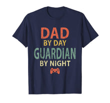 Load image into Gallery viewer, Mens Gamer Dad Shirt. Dad by Day Guardian By Night Gaming T-Shirt-88506
