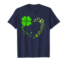 Load image into Gallery viewer, Heart Shamrock Butterfly Happy St Patrick&#39;s Day Gifts T-Shirt-517295
