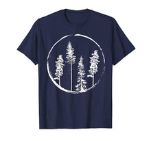 Load image into Gallery viewer, Floral Forest Circle Tree Loving Forest Tree T-Shirt-595280
