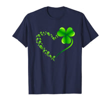 Load image into Gallery viewer, Turtle Heart Leaf Irish St. Patrick Day Clover Heart T-Shirt-257342
