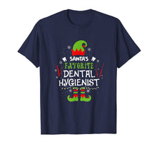 Load image into Gallery viewer, Santa's Favorite Dental Hygienist Xmas Light Hat Christmas T-Shirt
