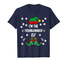 Load image into Gallery viewer, I'm The Troublemaker Elf Funny Family Matching Christmas T-Shirt-1999057
