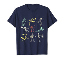 Load image into Gallery viewer, Halloween Skeleton Playing Soccer Ball Funny Gift Soccer T-Shirt
