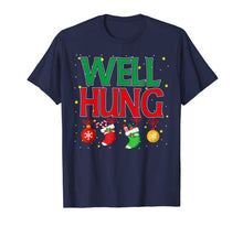 Load image into Gallery viewer, Well Hung Christmas Stocking - Offensive Inappropriate Gift T-Shirt
