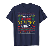 Load image into Gallery viewer, Filthy Animal Ya Merry Christmas Ugly Sweater Tshirt
