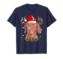 Load image into Gallery viewer, Funny Vizsla Christmas Reindeer Gift T-Shirt
