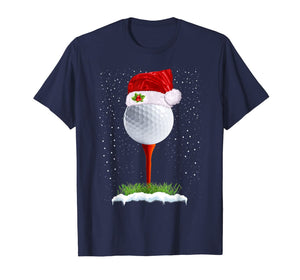 Funny Golfing Christmas Shirt Holiday Golf Ball T-Shirt