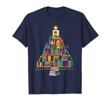 Load image into Gallery viewer, Merry Christmas Library Tree Gift For Book Lover Librarian T-Shirt
