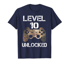 Load image into Gallery viewer, Level 10 Unlocked Boys 10th Birthday 10 Year Old Gamer Gift  T-Shirt
