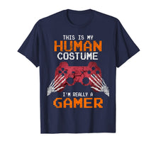 Load image into Gallery viewer, Halloween Gamer Video Games Human Costume Boys Teens Gift  T-Shirt
