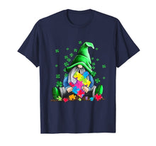 Load image into Gallery viewer, Autism Awareness Cute Gnomes Shamrock St Patricks Day Gift T-Shirt-647427
