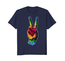 Load image into Gallery viewer, Tye Dye Peace Sign T-shirt Peace Tee

