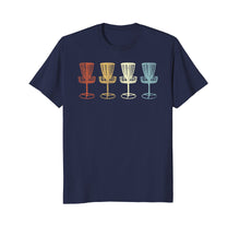 Load image into Gallery viewer, Retro Vintage Disc Golf Baskets T-Shirt Distressed Men Women
