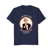 Load image into Gallery viewer, Clean up your room - Meme shirt from Peterson quote
