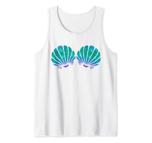 Load image into Gallery viewer, Mermaid Sea Shell Bra Costume Tank Top

