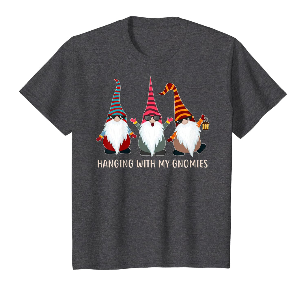Hanging With My Gnomies Gnome Christmas Lovers Gift T-Shirt