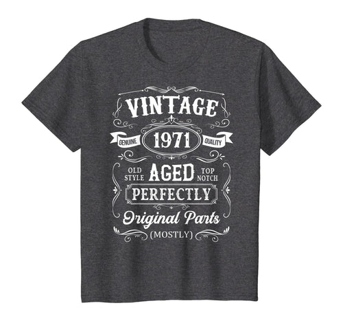 Vintage 1971 48th Birthday T-Shirt 48 Years Old Gift Shirt