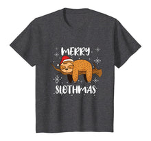Load image into Gallery viewer, Merry Slothmas Funny Sloth Christmas Outfit For Sloth Lovers T-Shirt
