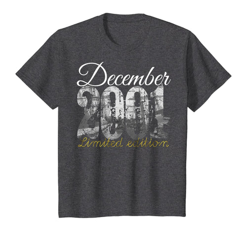 December 2001 Tee 18 Year Old Shirt 2001 18th Birthday Gift T-Shirt