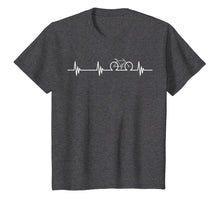 Load image into Gallery viewer, Cycling Heartbeat T-Shirt- Bicycle Love Biking Shirt Gifts
