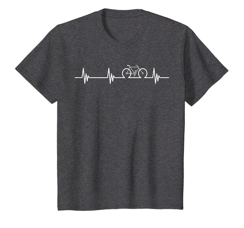 Cycling Heartbeat T-Shirt- Bicycle Love Biking Shirt Gifts