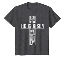 Load image into Gallery viewer, He Is Risen Shirt Matthew 28:6 Bible Jesus Christ Shirt
