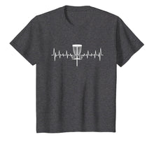Load image into Gallery viewer, Heartbeat Disc Golf tee - Disc Golf Basket t-shirt
