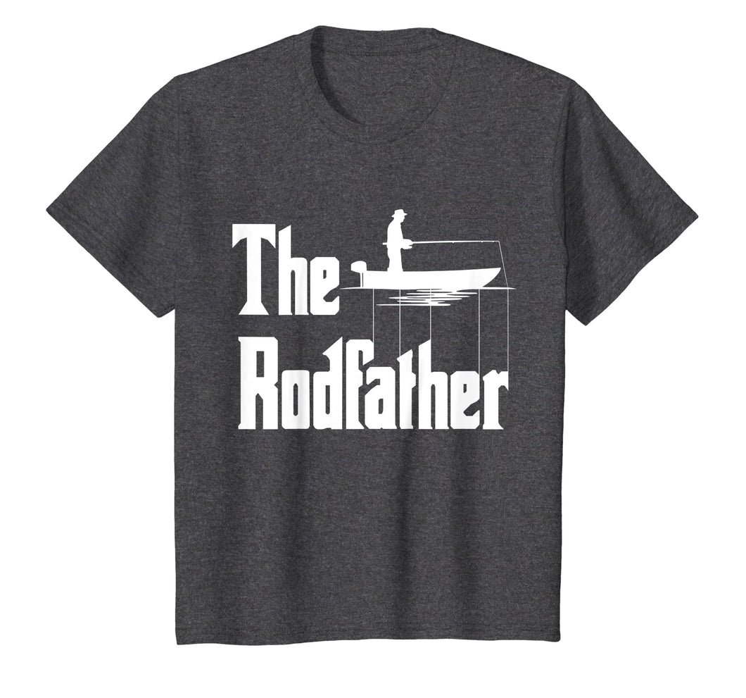 The Rodfather. Funny Fishing Tshirt for Fisherman