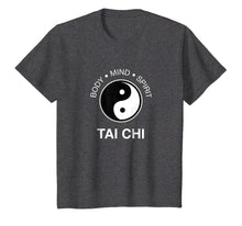 Load image into Gallery viewer, The Art Tai Chi Tshirt - Body Mind Spirit Yin Yang Tee
