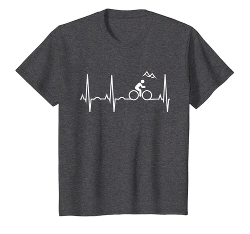 Mountain Bike Heartbeat Shirt - Best Mountain Biking T-Shirt