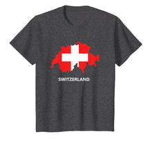 Load image into Gallery viewer, Switzerland Flag Map T-Shirt
