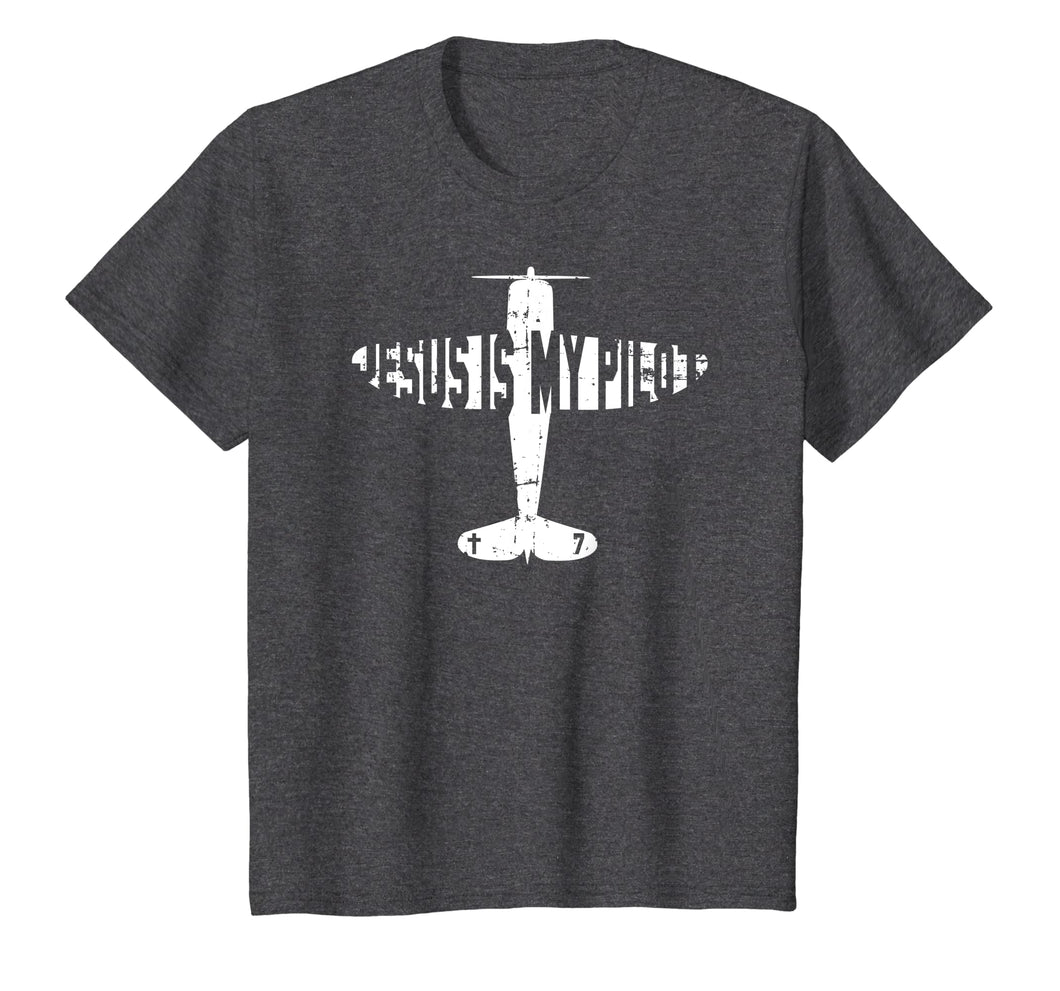 Jesus Is My Pilot - Christian Airplane T Shirt