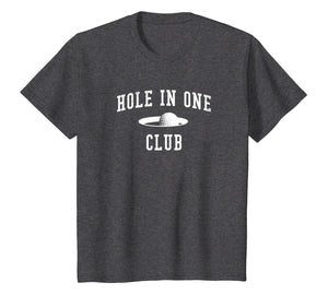 Golf Course Golfer Shirt Hole In One Club Ball And Cup Tee